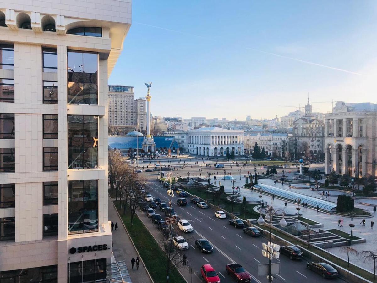 Amazing View Of Maydan! Lejlighed Kiev Eksteriør billede