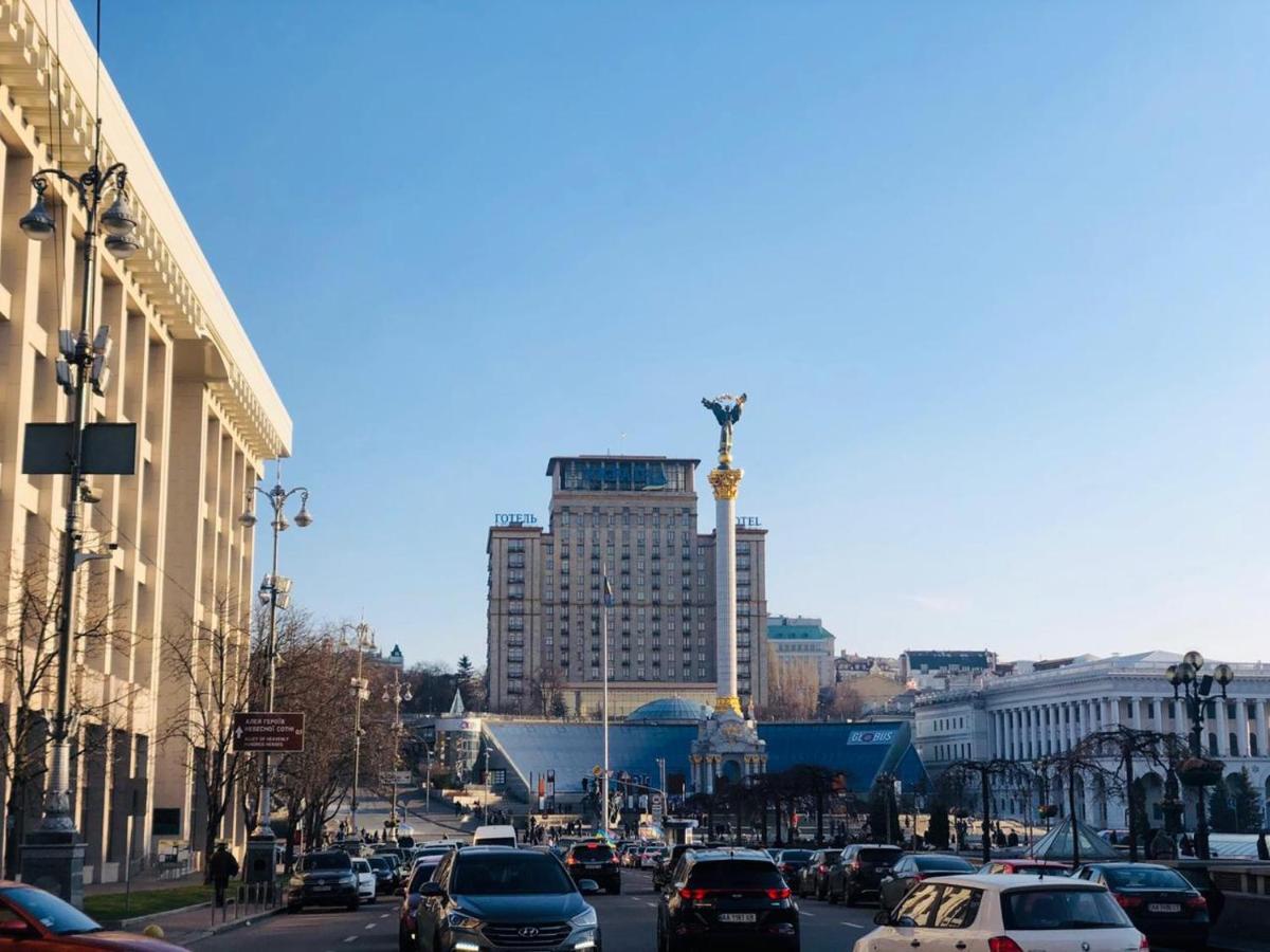 Amazing View Of Maydan! Lejlighed Kiev Eksteriør billede