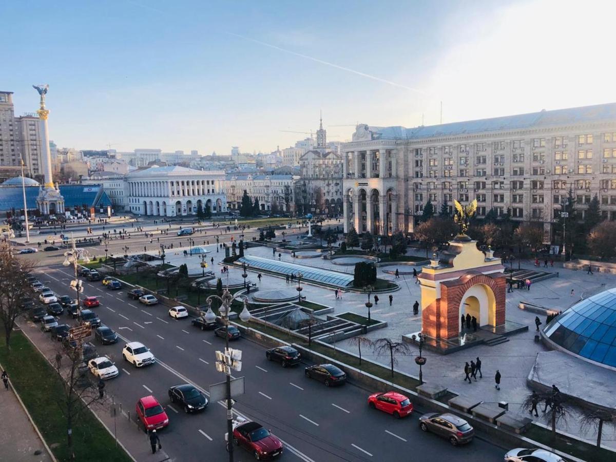 Amazing View Of Maydan! Lejlighed Kiev Eksteriør billede